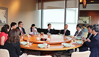 Professor Fok Tai-fai, Pro-Vice-Chancellor of CUHK hosts luncheon for the delegatesof CPPCC Guangzhou Committee